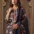 Women Floral Printed Regular Thread Work Kurta with Trousers & With Dupatta
