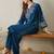 Women Floral Embroidered Kurta with Trousers