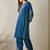 Women Floral Embroidered Kurta with Trousers