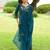 Floral Embroidered Straight Kurta With Trousers & Dupatta