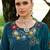 Floral Embroidered Straight Kurta With Trousers & Dupatta