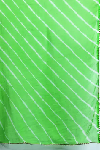 Plus Size Printed Mirror Work Kurta with Palazzos & Dupatta