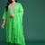 Plus Size Printed Mirror Work Kurta with Palazzos & Dupatta