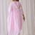 V Neck Floral Embroidered Pure Cotton Kurta with Trouser & Dupatta