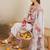 Floral Embroidered Regular Patchwork Kurta with Trousers & Dupatta