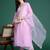 Ethnic Motifs Embroidered Thread Work Liva Kurta with Trousers & With Dupatta
