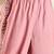 Pink Floral Printed Above Knee Shirt Collar Straight Kurta With Trouser
