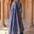 women ethnic motifs printed  cotton straight kurta with trousers & dupatta