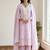 Women Ethnic Motifs Embroidered Regular Thread Work Pure Cotton Kurta with Trousers & With Dupatta