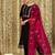 Floral Embroidered Round Neck Three-Quarter Sleeves Thread Work Kurta Set