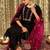 Floral Embroidered Round Neck Three-Quarter Sleeves Thread Work Kurta Set
