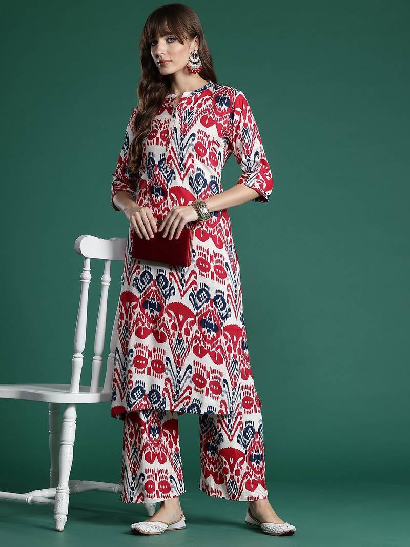 Ethnic Motifs Printed Kurta with Palazzos