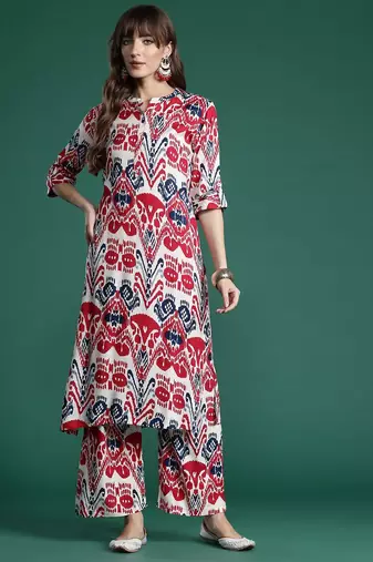 Ethnic Motifs Printed Kurta with Palazzos