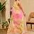 Peach shimmer printed zari saree with unstitched blouse piece.