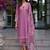 Embroidered Regular Thread Work Pure Cotton Kurta With Trousers & Dupatta