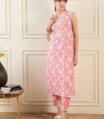 Women Pink Kurta Sets