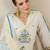 Women Floral Embroidered Regular Thread Work Pure Cotton Kurta with Trousers & With Dupatta