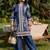 Women Paisley Printed Regular Mirror Work Silk Crepe Kurta with Palazzos