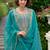 Ethnic Motifs Yoke Design Straight Kurta with Trousers & Dupatta