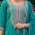 Ethnic Motifs Yoke Design Straight Kurta with Trousers & Dupatta