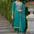 Ethnic Motifs Yoke Design Straight Kurta with Trousers & Dupatta