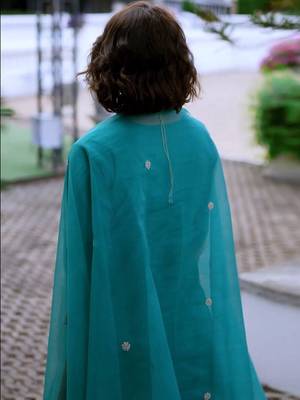 Ethnic Motifs Yoke Design Straight Kurta with Trousers & Dupatta 6