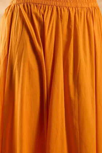 Bandhani Printed Straight Gotta Patti Kurta with Skirt & Dupatta
