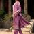 Floral Embroidered Regular Thread Work Straight Kurta with Trousers & Dupatta