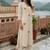 Women Floral Embroidered Regular Thread Work Pure Cotton Kurta with Palazzos