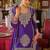 Ethnic Motifs Embroidered Chinon Beads And Stones Kurta With Palazzos & Dupatta