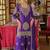 Ethnic Motifs Embroidered Chinon Beads And Stones Kurta With Palazzos & Dupatta