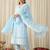 Women Ethnic Motifs Embroidered Regular Chikankari Pure Cotton Kurta with Trousers & With Dupatta