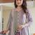 Floral Printed Notch Neck A Line Pure Cotton Kurta With Trousers