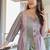 Floral Printed Notch Neck A Line Pure Cotton Kurta With Trousers