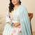 Plus Size Printed Regular Pure Cotton Kurta with Trousers & With Dupatta