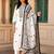 Women Embroidered Sequinned Pure Cotton Kurta with Trousers & Dupatta Kurta Sets
