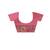 pink silk blend stitch saree with multicolor hand-embroidered floral pallu