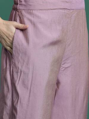 Embroidered Gotta Patti Kurta with Trousers & Dupatta 3
