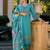 Floral Embroidered Pure Cotton Straight Kurta with Trousers & Dupatta