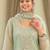Ethnic Motifs Embroidered Sequinned Kurta With Trousers & Dupatta