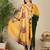 Floral Printed Pure Cotton Kurta with Trousers & Dupatta