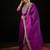 Notched Neck Floral Embroidered Liva Kurta with Trouser & Dupatta