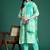 Floral Printed Pure Cotton Kurta with Trousers & With Dupatta