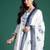 Floral Embroidered Thread Work Pure Cotton Kurta with Trousers & With Dupatta