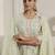 Women Floral Embroidered Thread Work Pure Cotton Kurta with Trousers & Dupatta