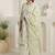 Women Floral Embroidered Thread Work Pure Cotton Kurta with Trousers & Dupatta
