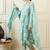 Women Floral Printed Regular Mirror Work Pure Cotton Kurta with Trousers & With Dupatta