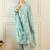 Women Floral Printed Regular Mirror Work Pure Cotton Kurta with Trousers & With Dupatta