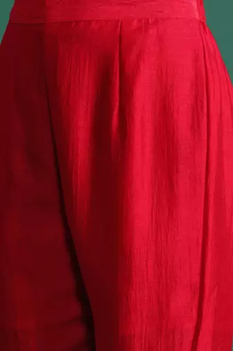 Ethnic Motifs Embroidered Kurta with Trousers & With Dupatta