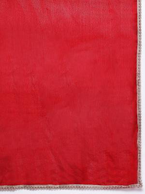 Ethnic Motifs Embroidered Kurta with Trousers & With Dupatta 4
